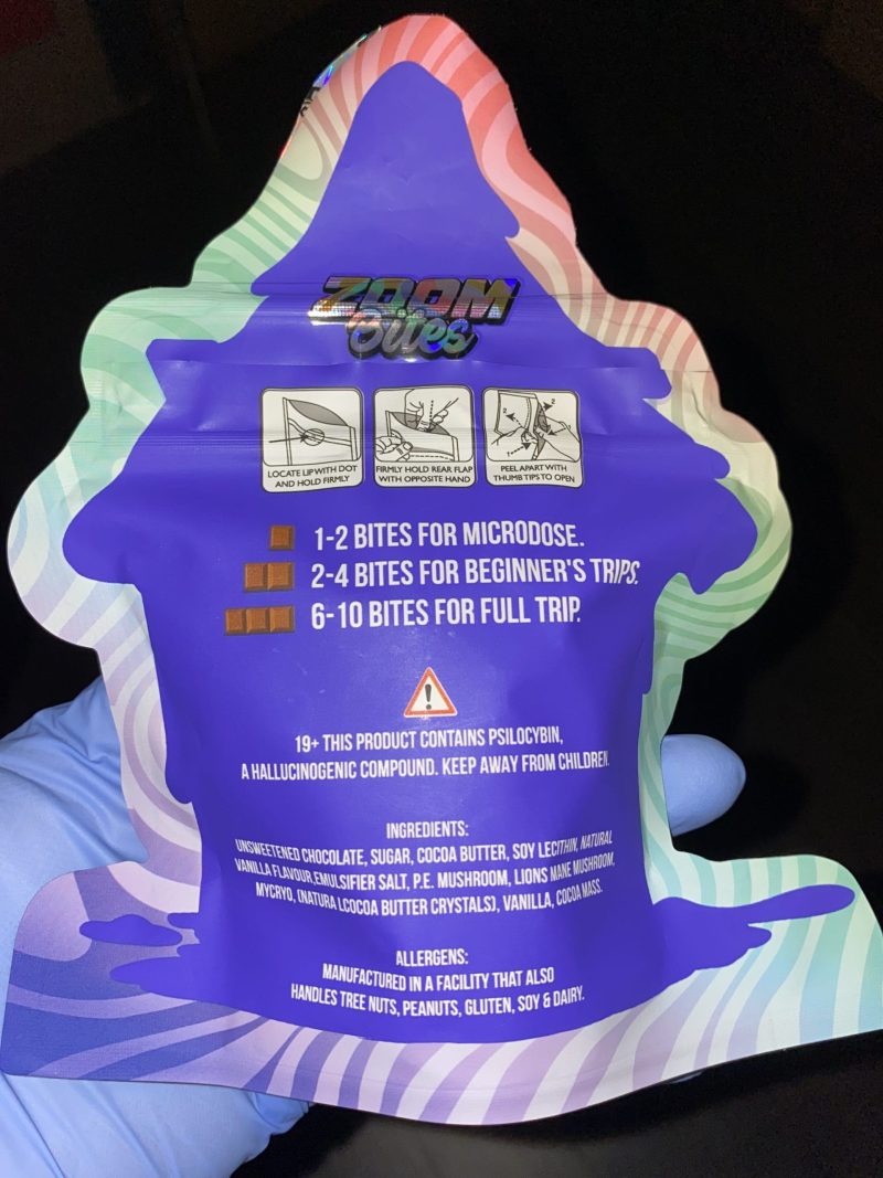 ZOOMBITES PSILOCYBIN CHOCOLATE