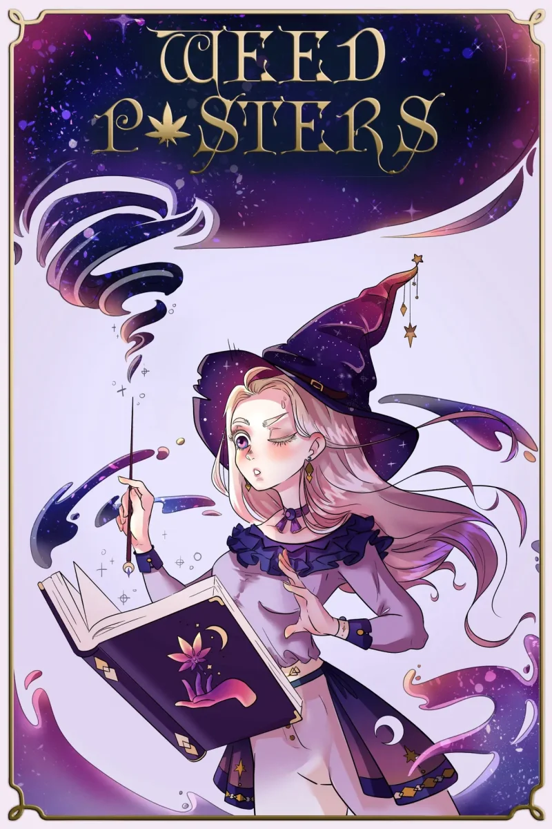 Mystical Wizardess Purple