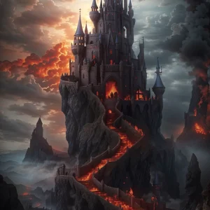 MYSTERIOUS LAVA CASTLE POSTER  (LIMITED) - Image 1