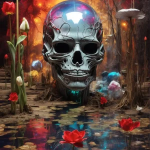 SKULL SCENE POSTER - Image 1