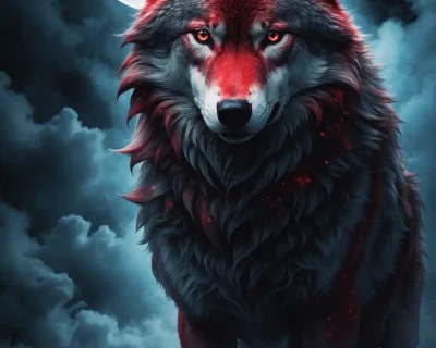 MOON WOLF POSTER (SOLD OUT) - Image 1