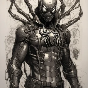 SPIDERMAN BLUEPRINT POSTER (LIMITED) - Image 1