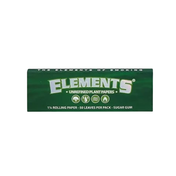1 ¼ Elements Green Rolling Papers