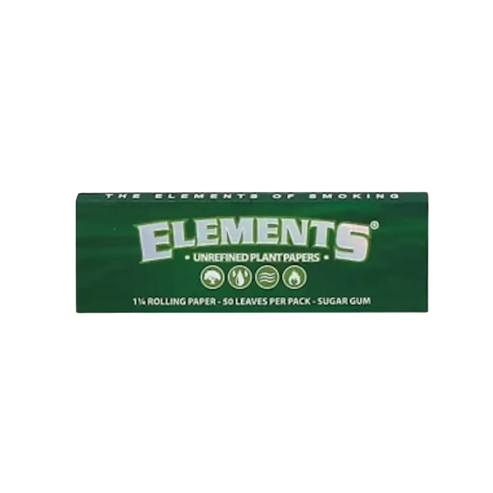 1 ¼ Elements Green Rolling Papers