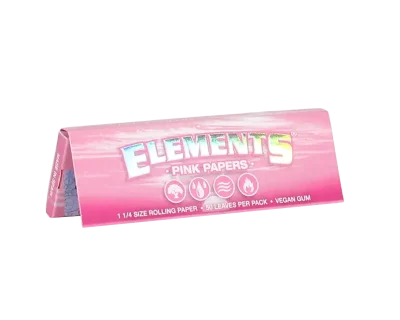Introducing Elements Pink Papers! Smoke your favorite rice paper now in a shade of pink for a unique smoking experience that truly stands out!
