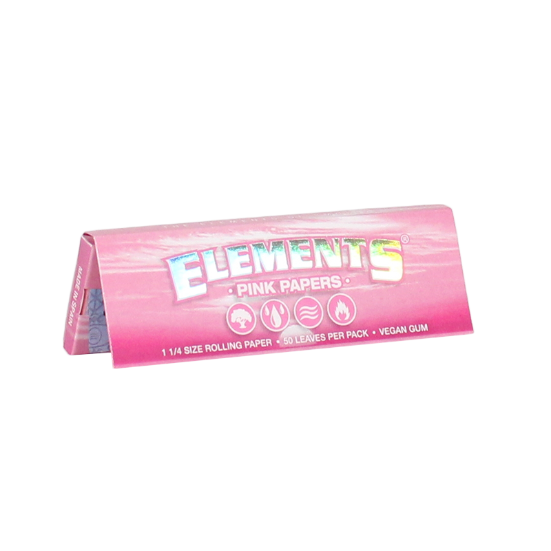 Introducing Elements Pink Papers! Smoke your favorite rice paper now in a shade of pink for a unique smoking experience that truly stands out!