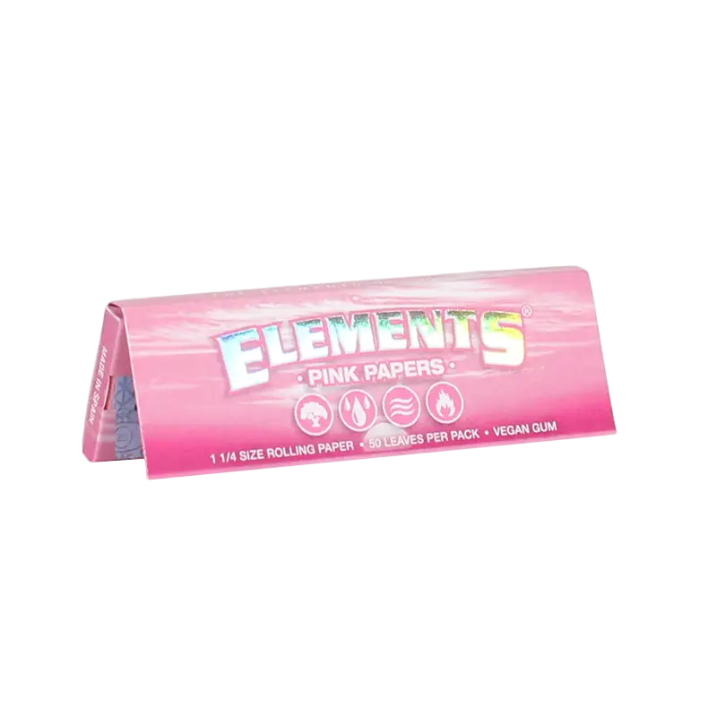 Introducing Elements Pink Papers! Smoke your favorite rice paper now in a shade of pink for a unique smoking experience that truly stands out!