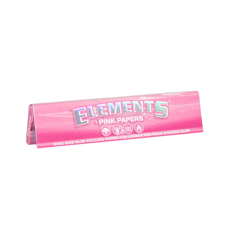 ELEMENTS PINK KING SIZE SLIM PAPERS