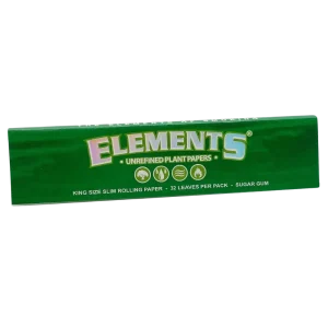 Elements Green Rolling Papers King Size