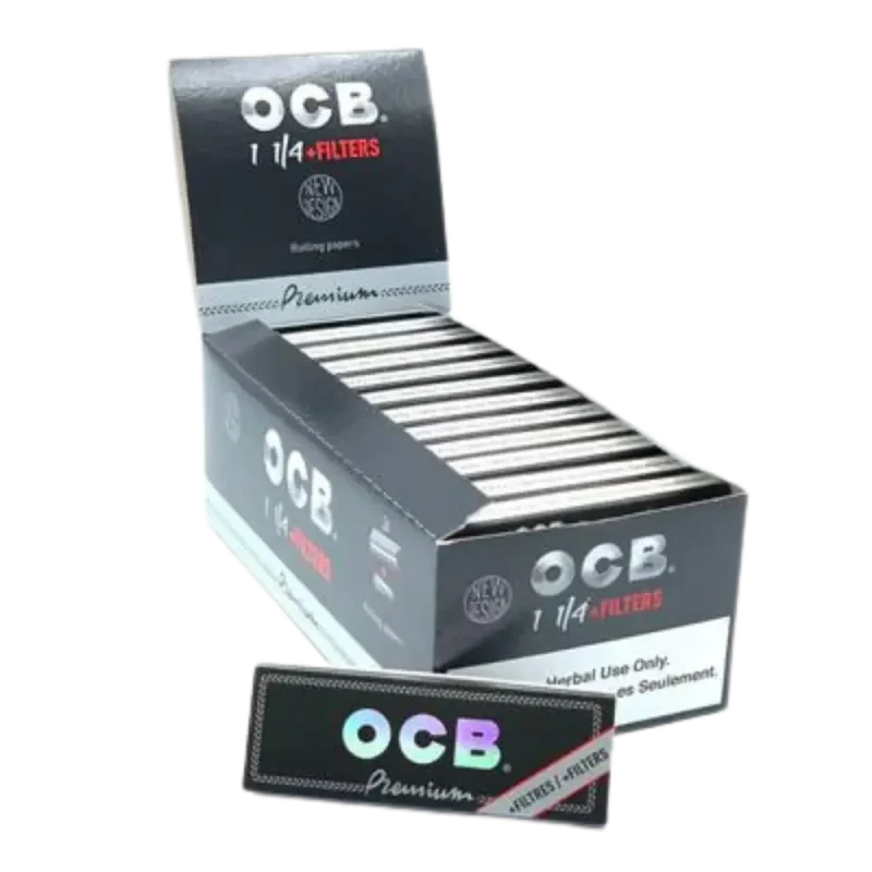 OCB Premium 1 1/4 Rolling Papers Box OCB Premium 1 1/4 Rolling Papers