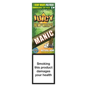 2x Juicy Jay's Hemp Double Wraps Manic