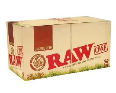 RAW Classic Authentic King Size Cone 32PK Box