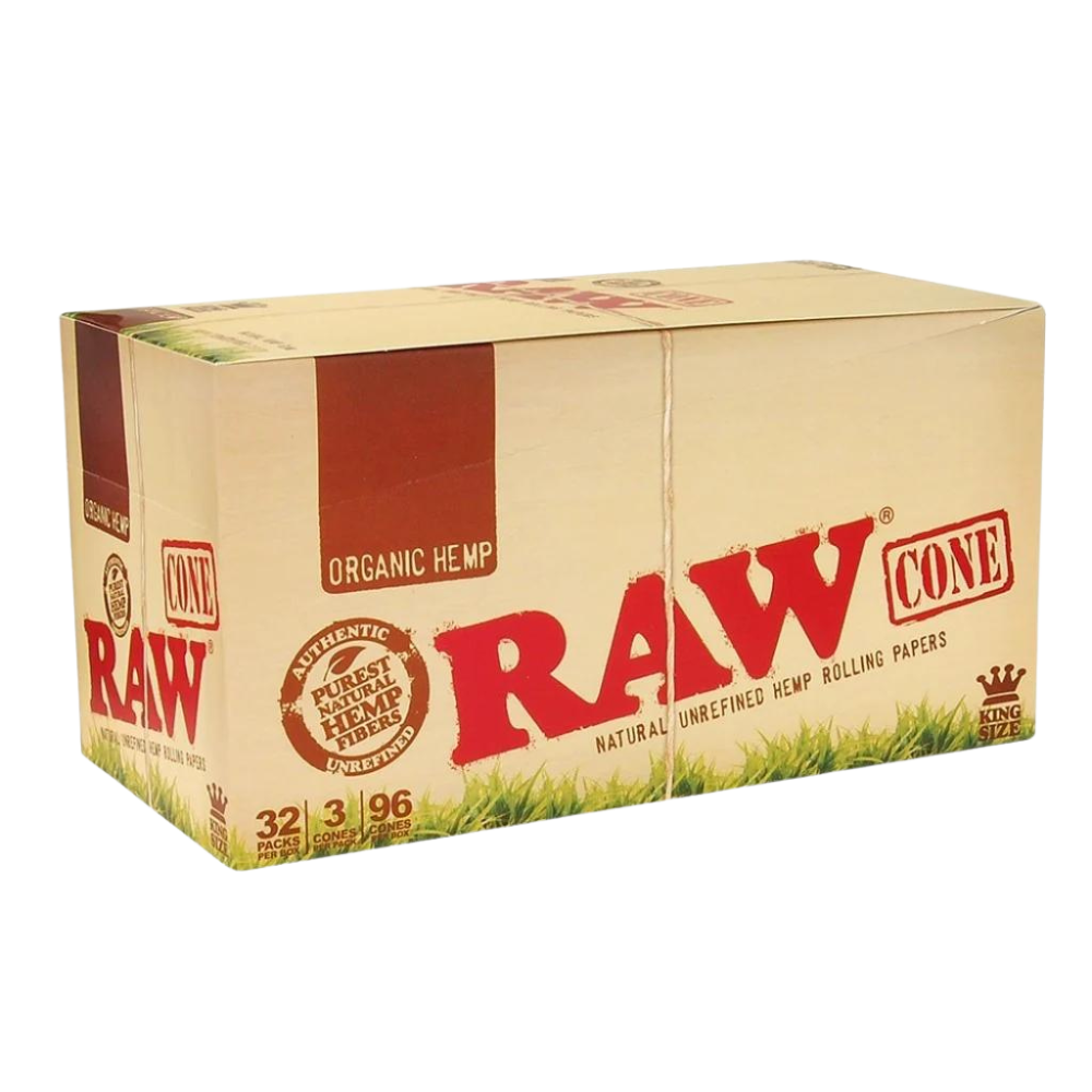 RAW Classic Authentic King Size Cone 32PK Box