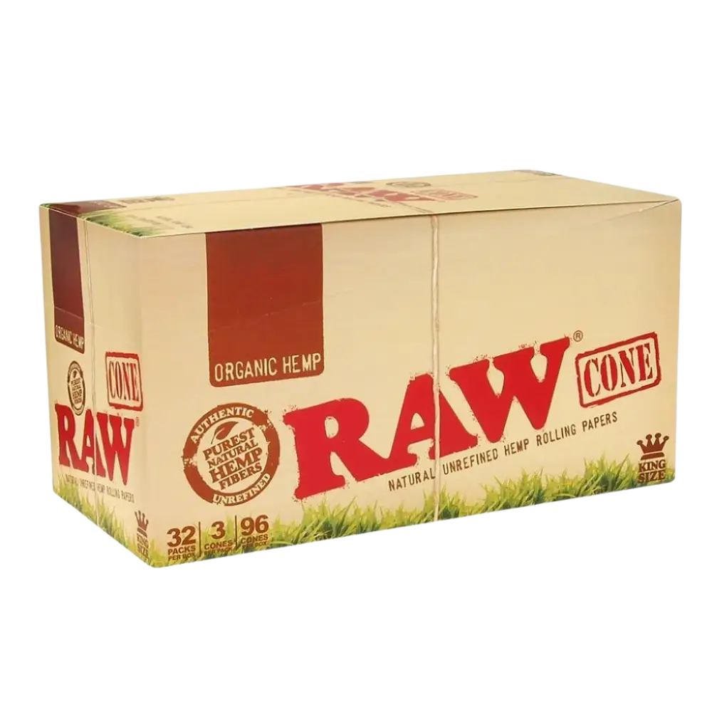 RAW Classic Authentic King Size Cone 32PK Box