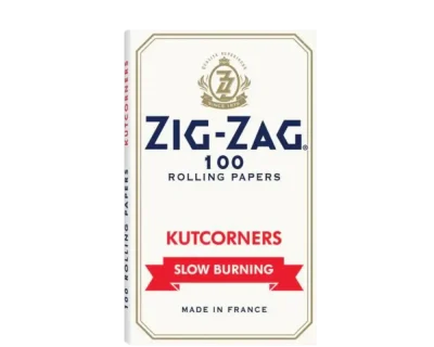 ZIG-ZAG® WHITE "SLOW BURNING" KUTCORNERS Single Wide -Single
