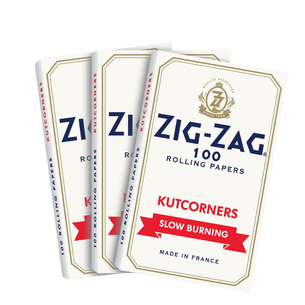 ZIG-ZAG® WHITE "SLOW BURNING" Single Wide -PAck