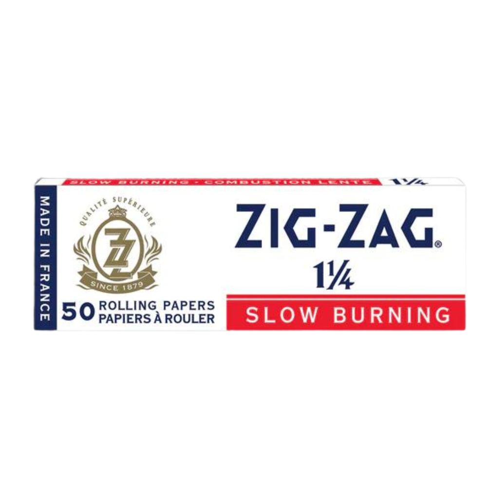 1 1/4 ZIG-ZAG® WHITE "SLOW BURNING" KUTCORNERS Single