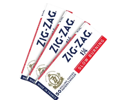 1 1/4 ZIG-ZAG® WHITE "SLOW BURNING" KUTCORNERS Pack