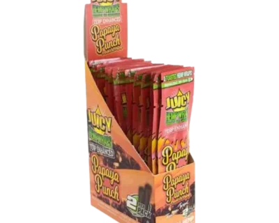 Juicy Jay Terp Enhanced Hemp Wraps - Papaya Punch