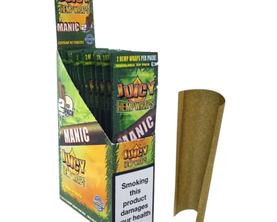 2x Juicy Jay's Hemp Double Wraps Manic