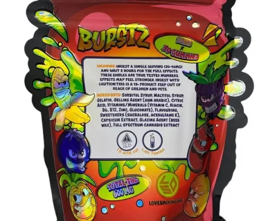 600mg BURSTZ THC GUMMIES - PARTY PACK - Image 3