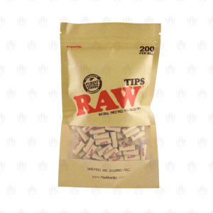 RAW AUTHENTIC PRE-ROLLED TIPS 200/PACK