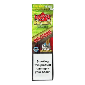 JUICY JAY'S - TERPENE ENHANCED - HEMP WRAPS - RED STORM