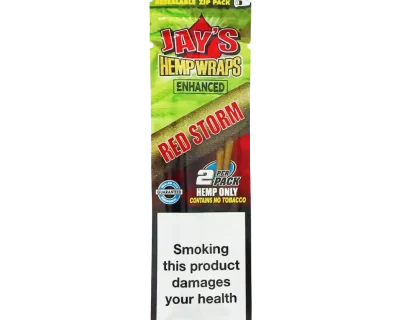 JUICY JAY'S - TERPENE ENHANCED - HEMP WRAPS - RED STORM