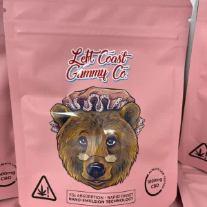 LEFT COAST 1000mg CBD GUMMY EDIBLES