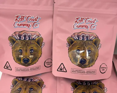 LEFT COAST 1000mg CBD GUMMY EDIBLES