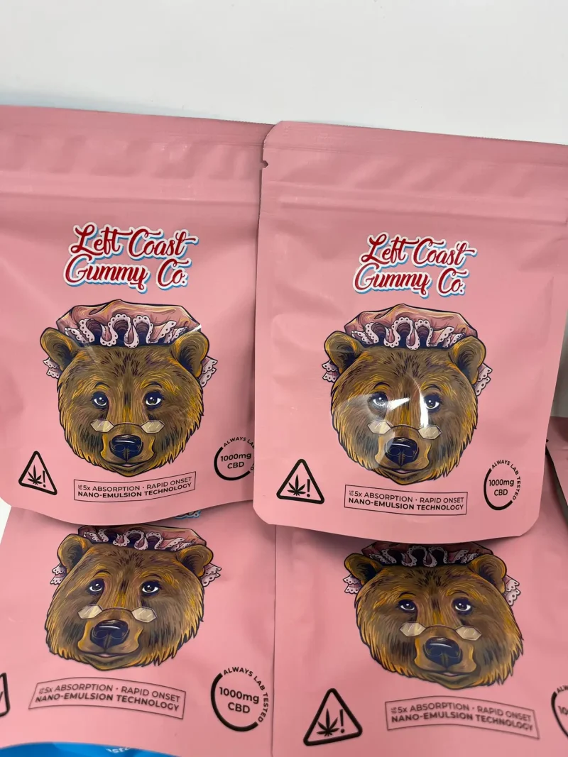 LEFT COAST 1000mg CBD GUMMY EDIBLES