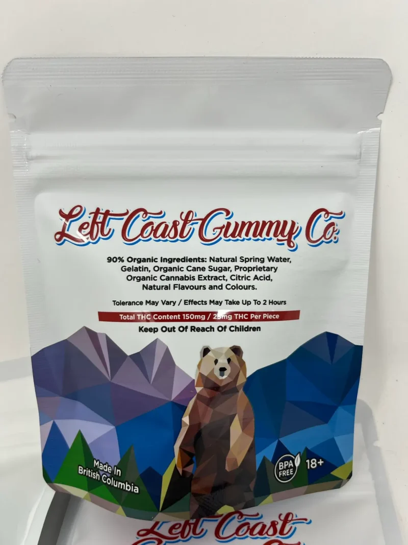 LEFT COAST CANNABIS GUMMIES THC 150mg