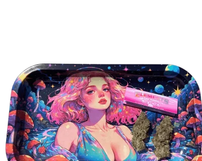 GALACTIC GARDEN GODDESS ROLLING TRAY - Image 2