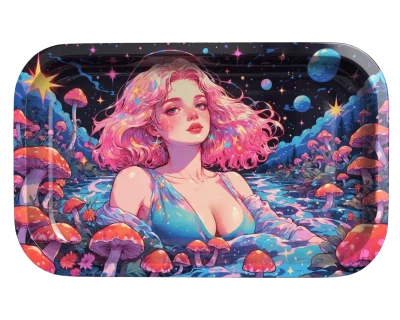 GALACTIC GARDEN GODDESS ROLLING TRAY - Image 1