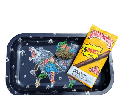 OG WOLF ROLLING TRAY - Image 1