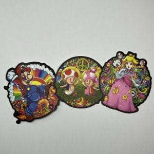 NINTENDO STICKERS - MARIO, PEACH , TOAD
