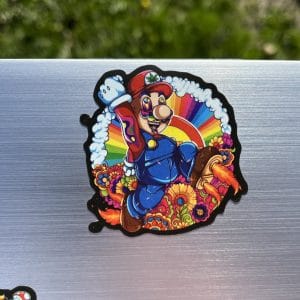 NINTENDO STICKERS - MARIO, PEACH , TOAD