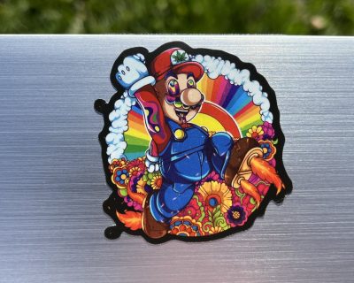 NINTENDO STICKERS - MARIO, PEACH , TOAD