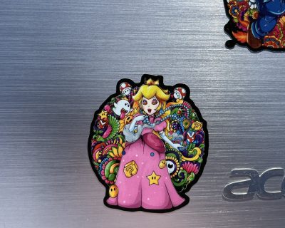 NINTENDO STICKERS - MARIO, PEACH , TOAD