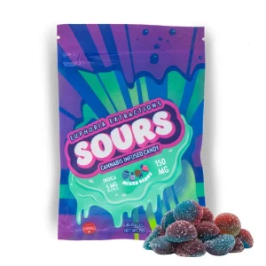 150MG EUPHORIA EXTRACTIONS SOUR GUMMIES (INDICA) - Image 2