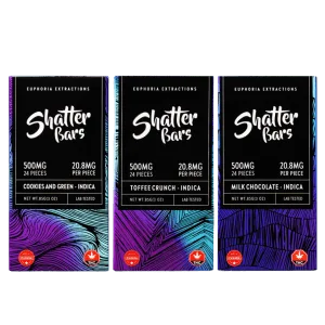 500MG EUPHORIA EXTRACTIONS - SHATTER BARS (SATIVA)