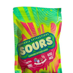 600MG EUPHORIA EXTRACTIONS SOUR GUMMIES