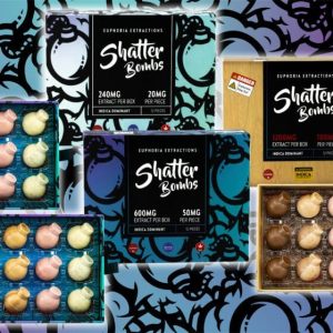 600MG EUPHORIA EXTRACTIONS SHATTER BOMBS - Image 3