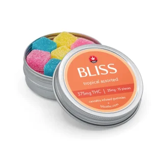 BLISS EDIBLES - TROPICAL GUMMIES - 375mg