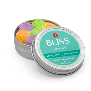 BLISS EDIBLES - PEACH GUMMIES 250mg - Image 2