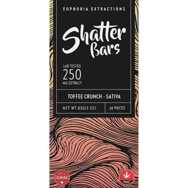 250MG EUPHORIA EXTRACTIONS - SHATTER BARS (SATIVA) 250MG EUPHORIA EXTRACTIONS - SHATTER BARS (SATIVA)
