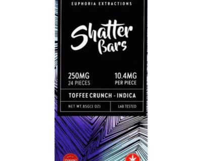 250MG EUPHORIA EXTRACTIONS - SHATTER BARS (INDICA)