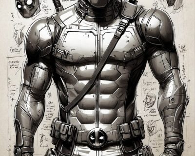 DEADPOOL SKETCH POSTER - Image 1