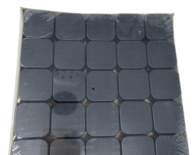 9ml Black Cube Glass Jars - Image 3