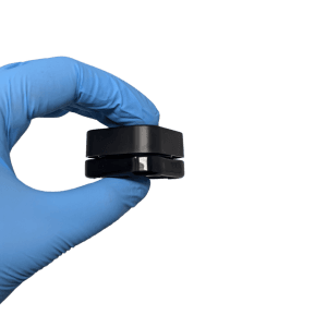 9ml Black Cube Glass Jars - Image 2